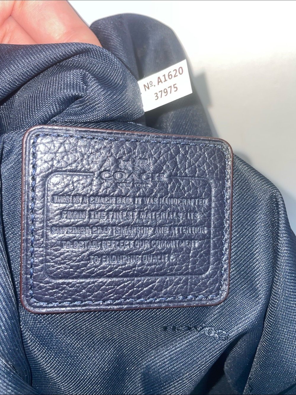 Coach Denim Turnlock Rucksack - Picture 14 of 15